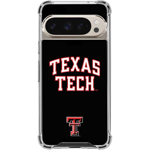 Texas Tech University Bold Pixel 9/9 Pro Clear Case